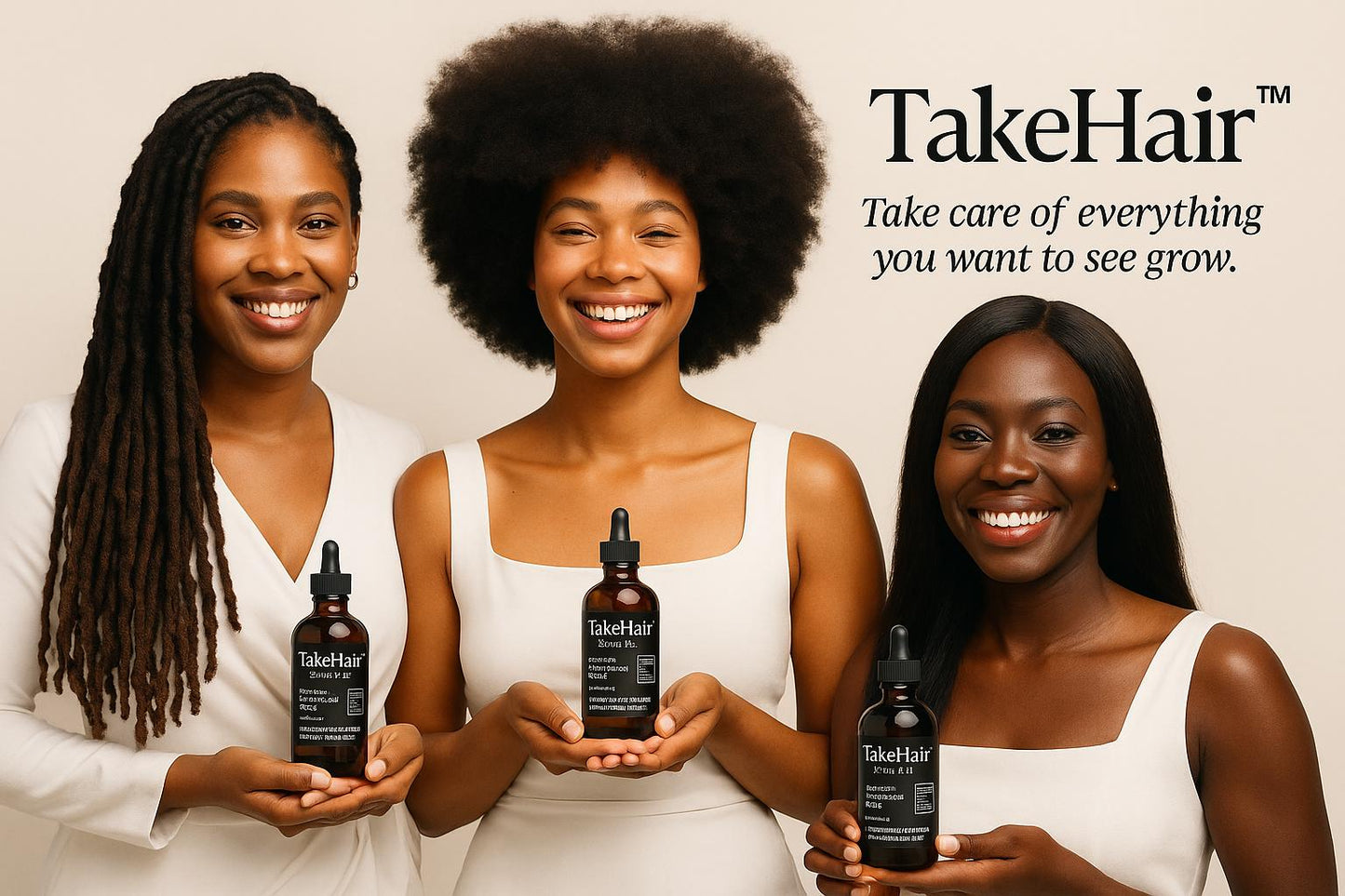 TakeHair – Huile capillaire naturelle