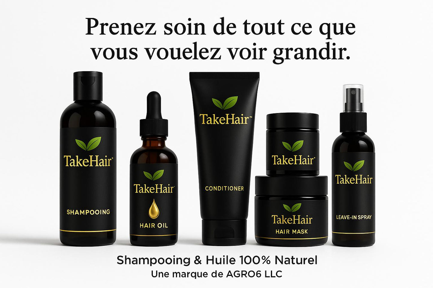 TakeHair – Huile capillaire naturelle